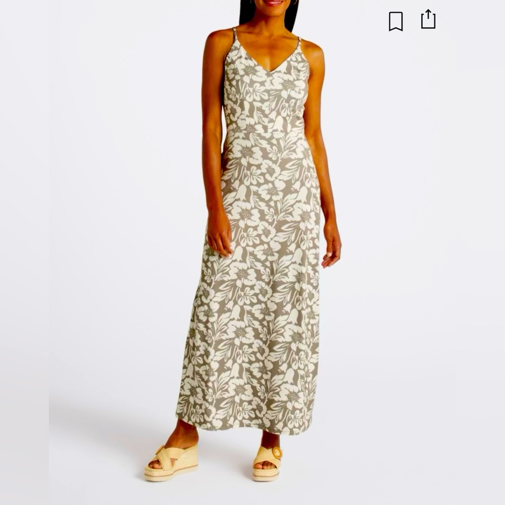 NWT Alisha Knit Strappy Back Maxi Dress